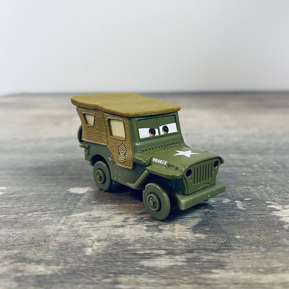 Disney Pixar Cars  Mattel SARGE Loose Metal Die Cast READ